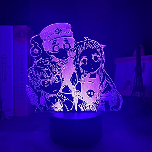 SBSG oilet-Bound Hanako Kun Anime 3D Illuusio Yövalot Unilamppu Lapsille