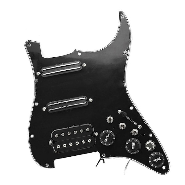 Elektrisk Gitarr Pickguard Pickup med Singlecut-Koppling Förladdad Gitarr Pickguard för Strat G