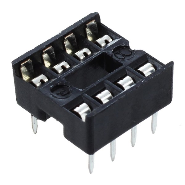 10 x 8 Pins DIP IC Sockets Adapter Loddetype Socket