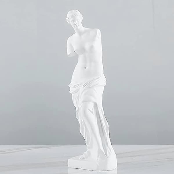 Venusstatue, dekorative statuer, hjemmedekorasjon, antikk gresk statue, tilbehør til hjemmeinnredning, polyresin-skulptur 12*11,5*32CM