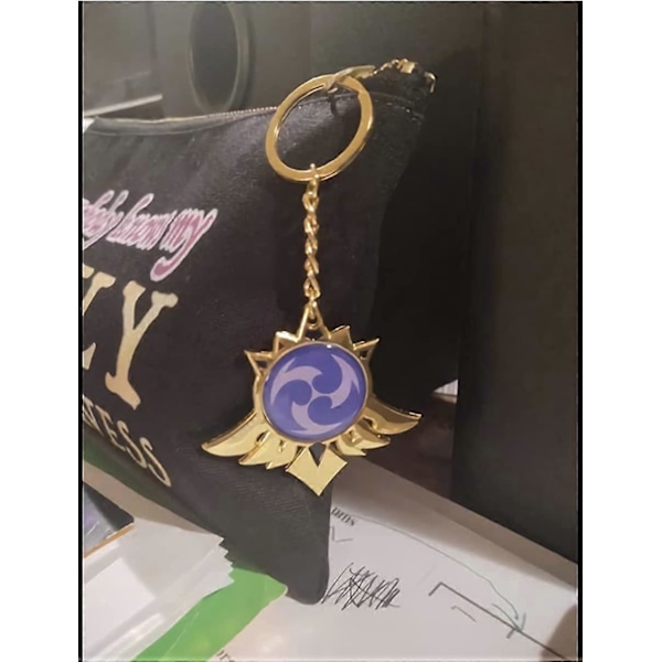KATEA Genshin Impact Avaimenperä Riipus Asusteet Cosplay Roolileikki, Soveltuu Reppuun Käsilaukkuun Ja Muihin Koristeisiin Anemo [Tuuli] -