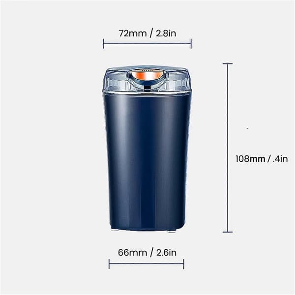Kaffekvarn Elektrisk, 200W Kraftfull Kryddkvarn, Kvarn för Kryddor, Örter, Nötter