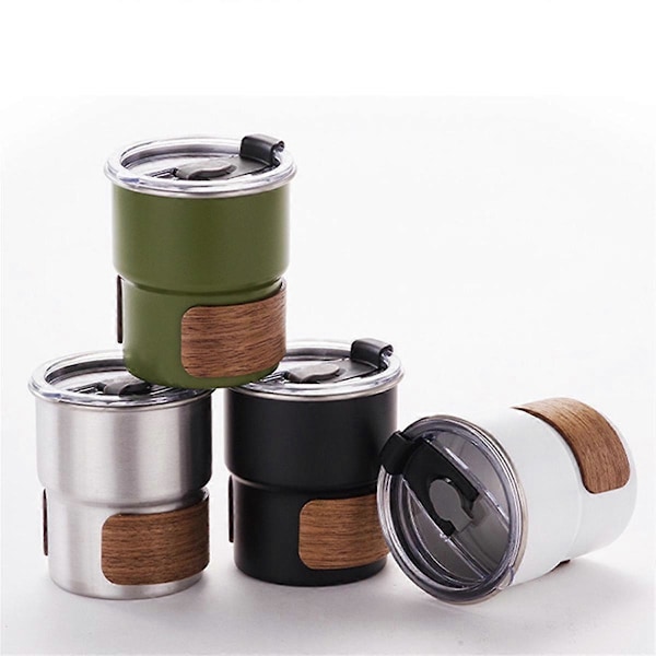 Utomhus Anti-Skållnings Campingmugg 304 Rostfritt Stål Vattenmugg Portabel Högtemperatur Kaffekopp