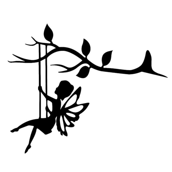 2D Hagefe-dekorasjonsstikk Silhuett Ornament For Utendørs