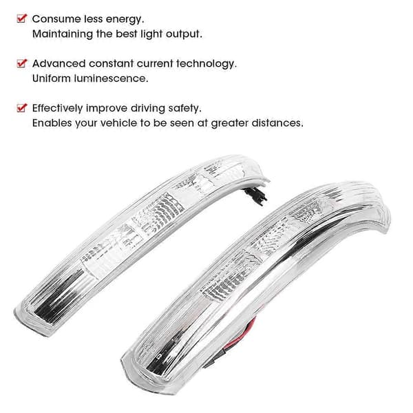Par Side Spejl LED Blinklys Passer til Chevrolet Captiva Sport 2007-2012