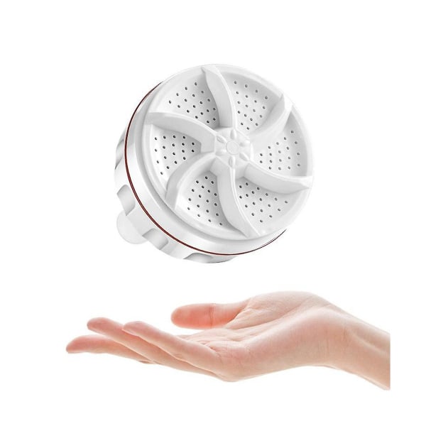 2st minitvättmaskin USB tvåvägs roterande turbin Bärbar tvättmaskin för strumpor underkläder