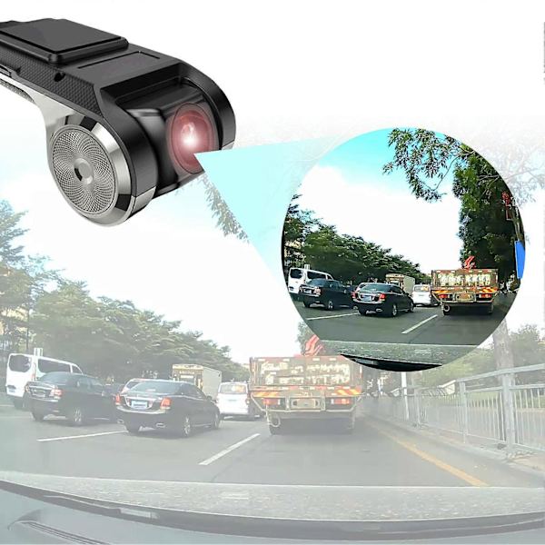 U2 Dash Cam enkelt linse navigation fuld høj klarhed USB ADAS bil DVR til Android