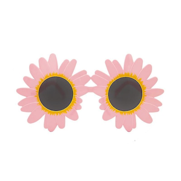 Sunflower Shape Sunglasses Hawaiian Party Costume Glasses