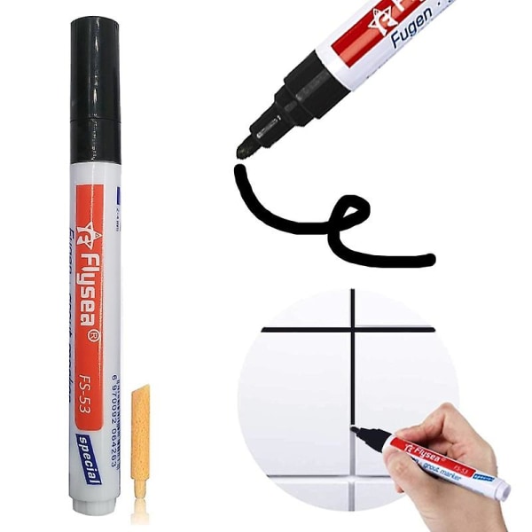 Hem Kakel Grout Pen Kök Instant Tile Repair Anti Mould Professionell vit Grout Marker