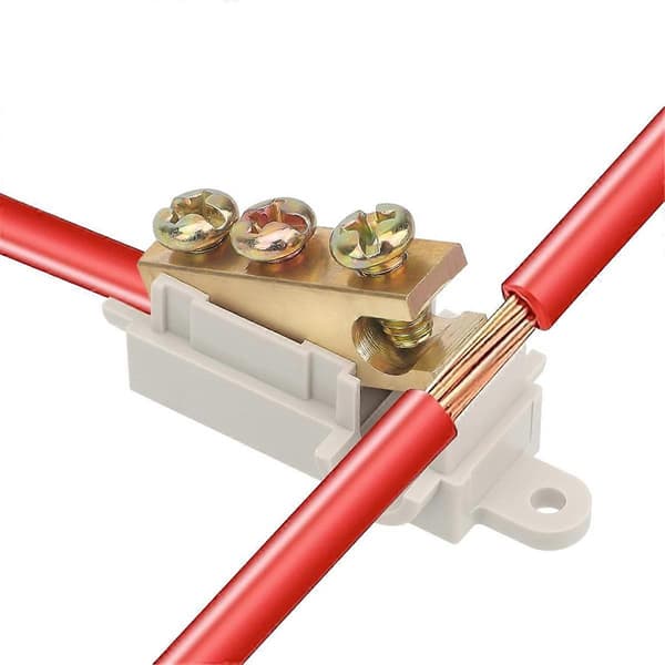 10 st 6 AWG T-Typ Trådkontakt Mutter Kit, 80A Snabb Kopplingsplint, Snabb Kopplingskontakt