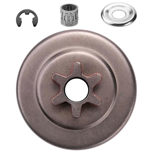 3/8 6T Koblings Tromle Tandhjulsskiver E-Clip Sæt Til STIHL Motorsav 017 018 021 023 025 MS170 MS180 MS210 MS230 MS250 1123