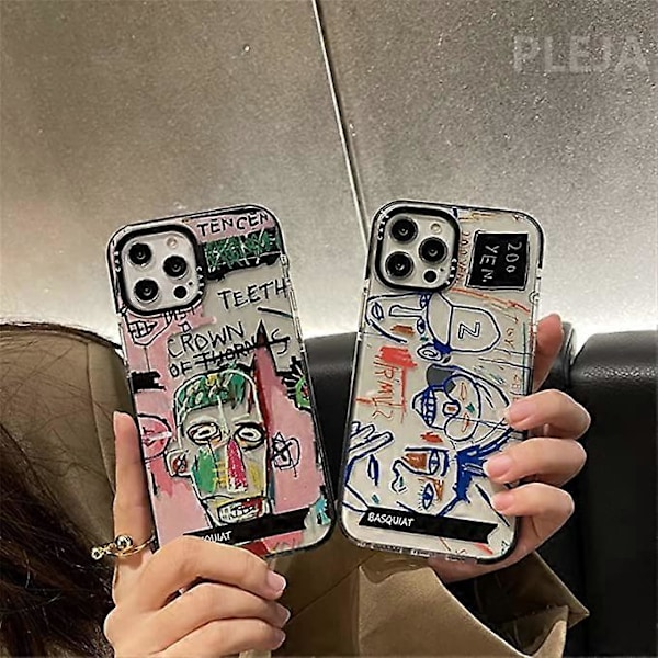 Sopii iPhone13Pro:lle suojakotelo Abstrakti taidegraffiti puhelimen kotelo Henkilökohtainen iPhone13Pro iskunkestävä puhelimen kotelo