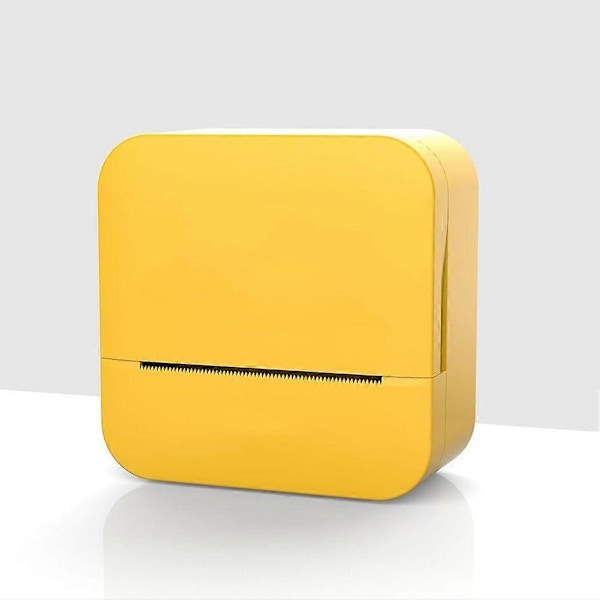 Mini-etikettprinter Bærbar Termisk Printer Blekkfri Lommefotoprinter Bluetooth for Læring A