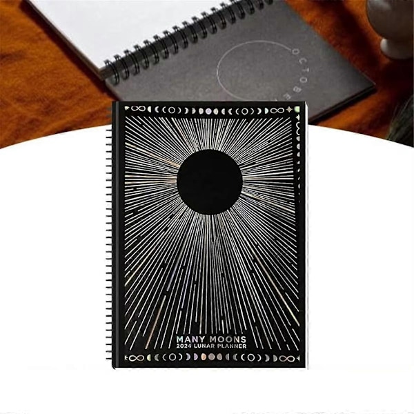 2025 Many Moons Lunar Planner, Måneplanlegger for hekser, Magisk måneplanlegger, 2025 Planlegger Noteb