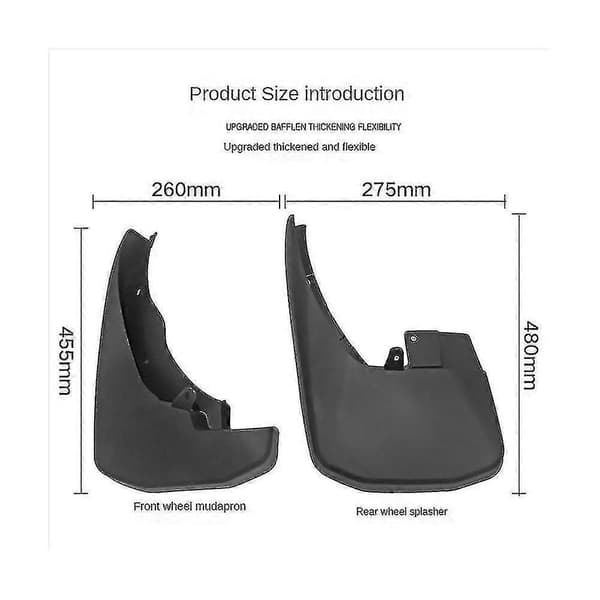 Bil Mudguards til Navara D40 2005-2016 Klap Stænklapper Mudflap Tilbehør