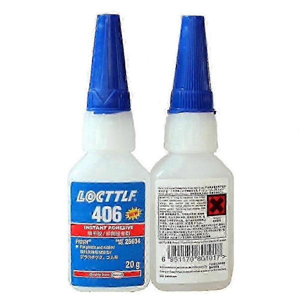 Ny Loctite 406 20 Gm Lynlim Superlim Til Plast Gummi Henkel_FM18