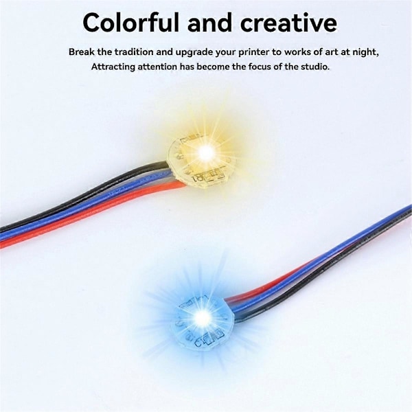 For Voron 2.4 Stealthburner RGB Lysstripe 3D-skriverdeler