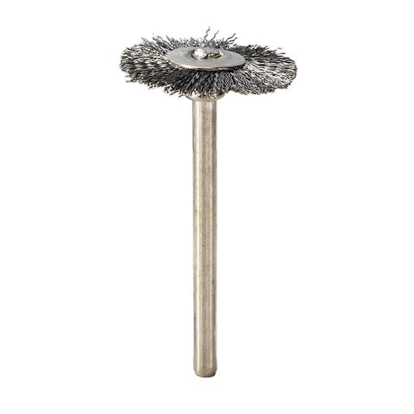 40 stycken Mini Trådborst Hjulkopp Mässing Stål Trådborst Set (3mm) för Kraftverktyg Polering Buff
