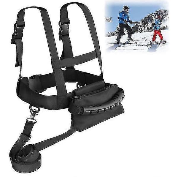 Skid- och snowboardträningssele för barn med avtagbart koppel