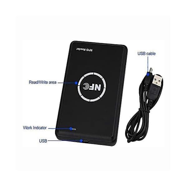 Smart Access Control Card Kopier, RFID Leser/Skriver, 125KHz Kortduplikator, 13.56MHz Kryptert Ca