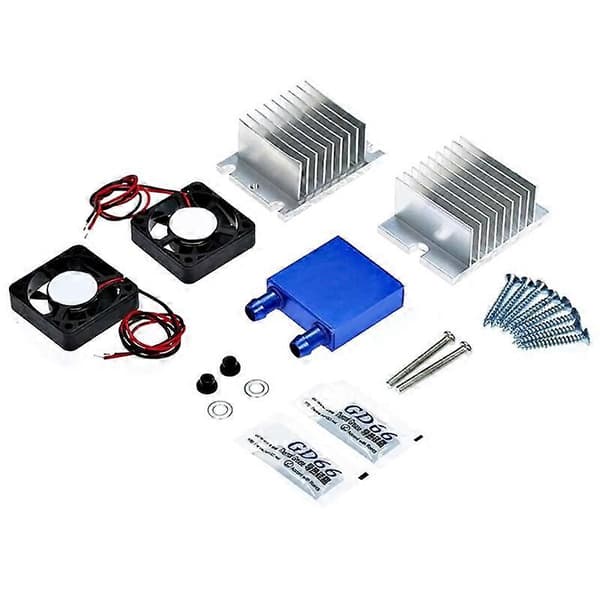 1 Sæt Mini Aircondition DIY Kit Termoelektrisk Peltier Køler Kølesystem + Ventilator til Hjemmeværktøj