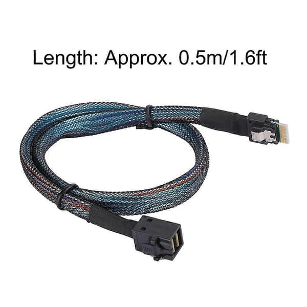Tilslutningskabel Slim SAS MINI SAS38P til MINI SAS HD SFF?8643 Server Computer Transmissionslinje YEMMA