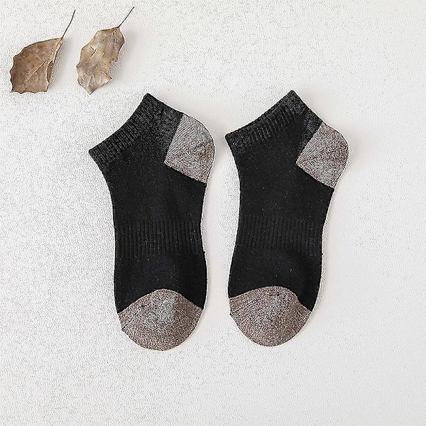 Herrestrømper damestrømper, lette åndbare strømper, usynlige og super usynlige, 7-pak