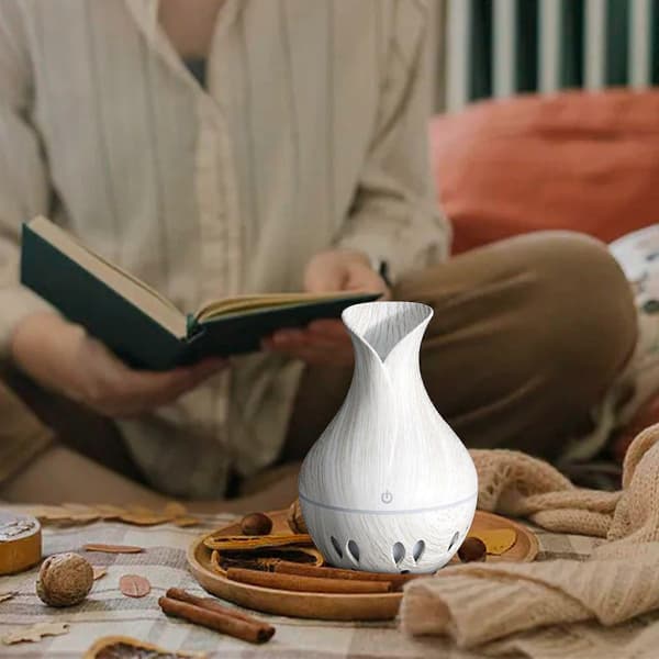 Ny Bærbar Aroma Olje Diffuser LED Aroma Aromaterapi Luftfukter