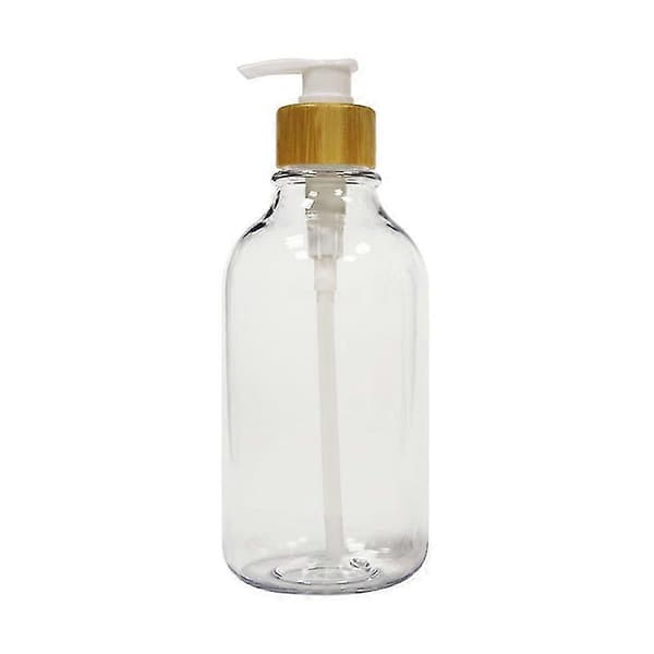 500ml Tvåldispenser Klar Påfyllningsbar Plastpump Tryck Schampodispenser Flaska Badrumstillbehör Banmo