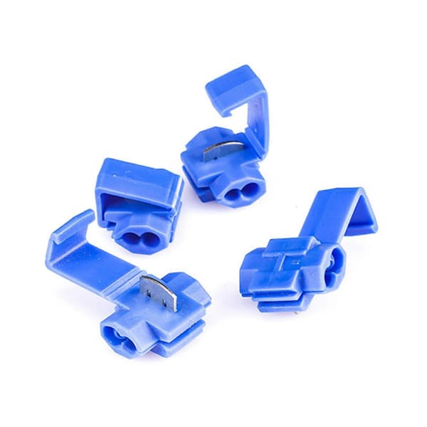 100 stk. loddefri hurtigskjøt Snap Wire Connector PP-kapsling Kobbertilbehør for kabling YEMAA