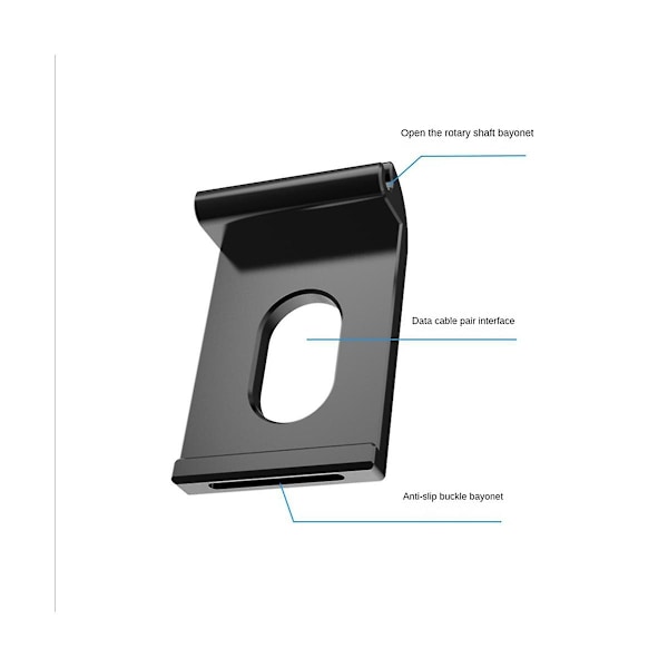 For 11 Mini Sportskamera Oppladbar Sidedeksel Aluminiumlegering Batteri Sidedeksel Tilbehør, Wi