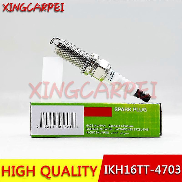 4 st IKH16TT 4703 Dubbel Iridium TT Tändstift för PEUGEOT 1007 107 206 207 307 308 406 407 607 806 807 TU5JP4 EW10J4