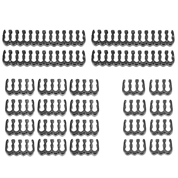 96 st/paket PC-kabelkammar Moderkort 24-polig 8-polig 6-polig Kabelkammar för datorer, Sleevade upp till 3,4 mm