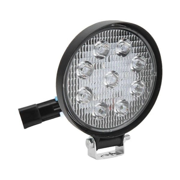 27W 9LED Bil Arbeidslys Spotlight 7200LM IP67 Vanntett 6500K?7500K for Lastebiler Terrengkjøretøy ATV UTV Rund