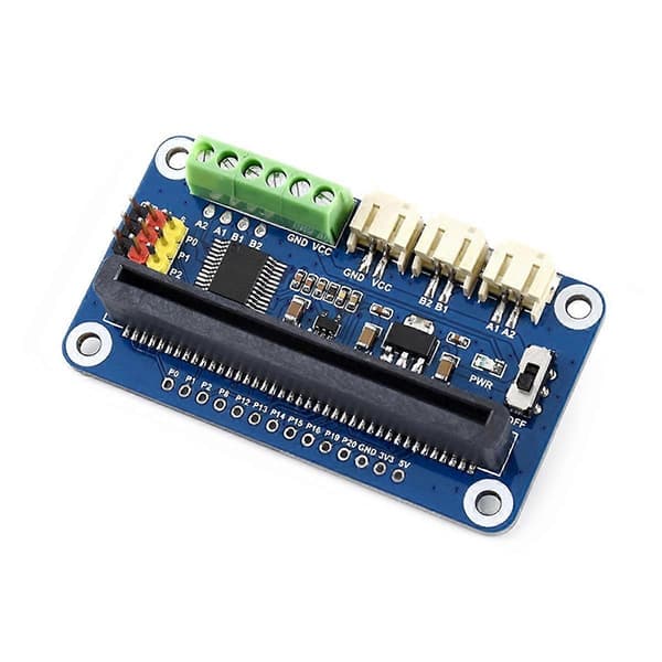 2-kanavainen moottoriohjainlaajennuslevy BBC Microbit Micro-Bit V1.5 V2 -levylle