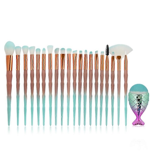 Beauty 21 KPL Meikki Kulmakarva Eyeliner Poskipuna Kosmeettinen Peitevoide Siveltimet