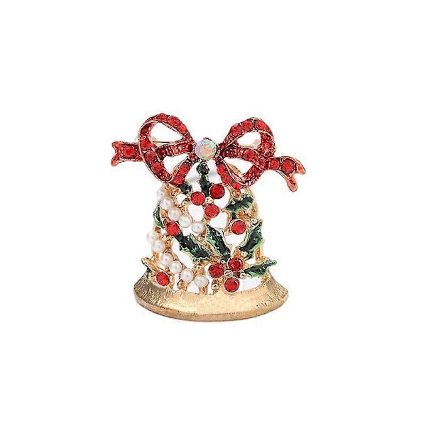 1 st Julbrosch Nål för Kvinnor Flickor Kristall