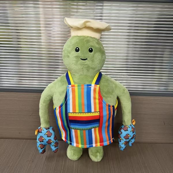 The Tiny Chef -ohjelman pehmolelu sarjakuva-animaationukke