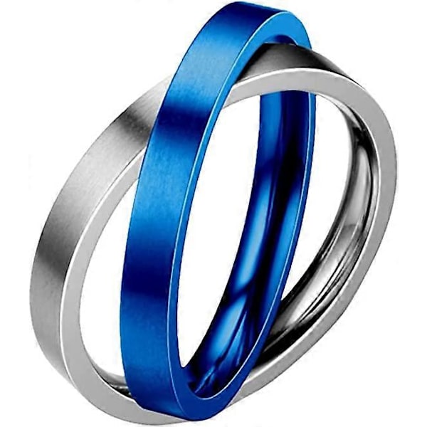 2 stk. Angst Ring til Kvinder Mænds Fidget Ring DIY Rustfrit Stål Udskiftelige Roterende Måne Stjerne Bånd Spinner-Ring -11