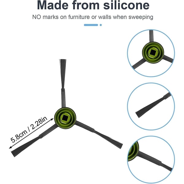 Sivusivellä Deebot T8/t9/n8/x1 Omni/x1 Turbo/t10 Omni/t10 Turbo/t20 Omni/t9+/n8+/n8 Pro/n8 Plu