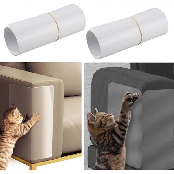 Anti-kattklös soffa | Katttränings tejp hörnskydd för soffa | Transparent