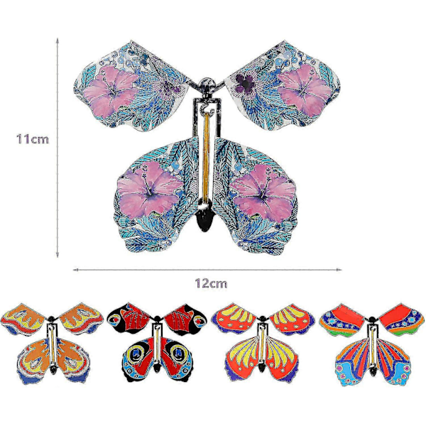 Magic Butterfly 20 kpl Taianomainen Lentävä Perhonen Kortti Syntymäpäivälahjaksi, Esitysrekvisiitta Yllätyslahtana