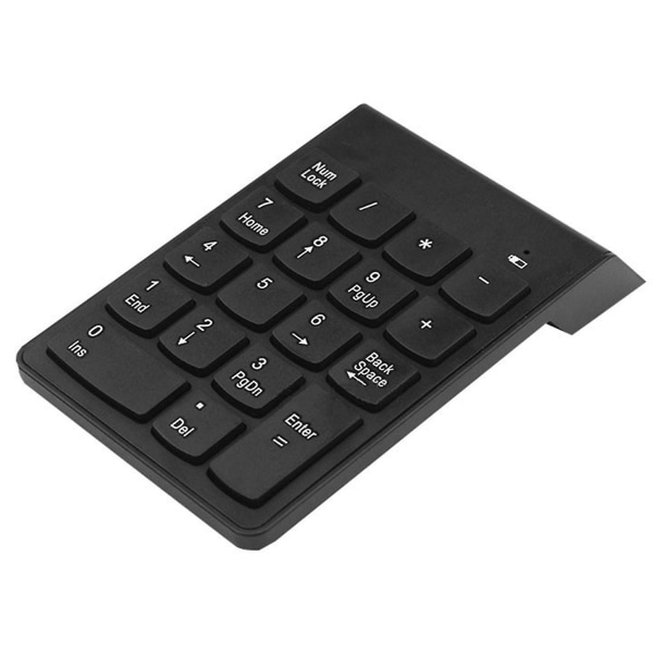 Trådløst 2.4 numerisk tastatur 18-tasters Bluetooth-tastatur Office Mini-tastatur egnet for virksomheter
