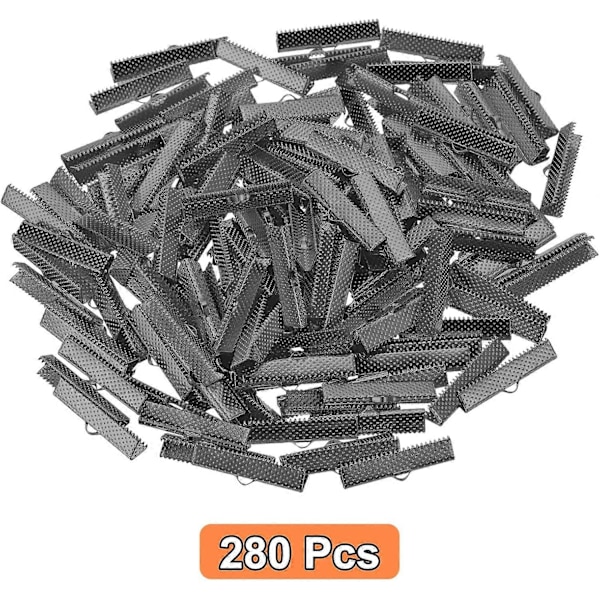280 st Bandklämma Ändar, 30mm Bokmärkesklämma Ändar, Sladdändar