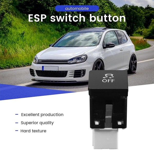 ESP OFF ASR Anti-Skli Elektronisk Stabilitetssystem Bryterknapp For Golf MK6 Jetta 5 MK5 6 Caddy EOS Scirocco 1KD927117