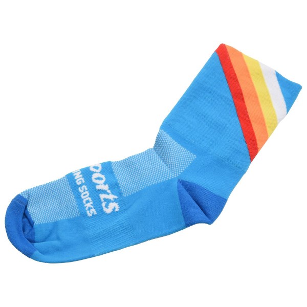 Dh Sports Pro Sportsockor Vindtäta Höga Cykelstrumpor Blå