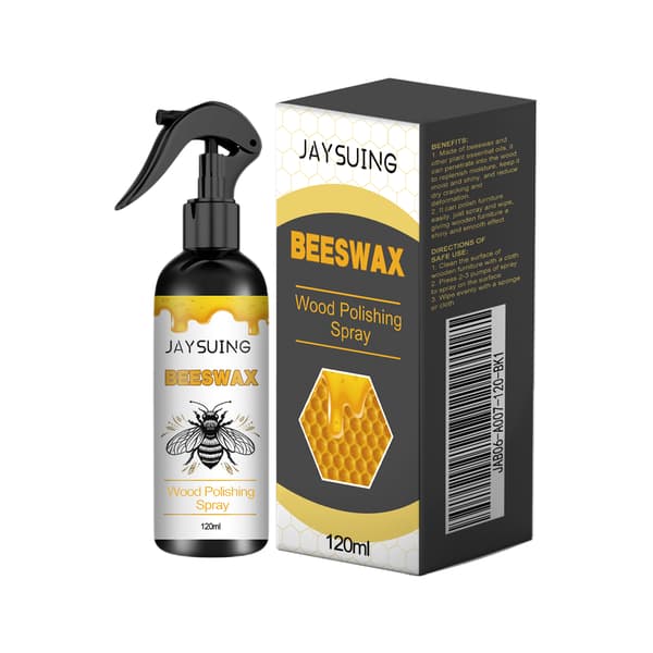 1 stk. Jaysuin bivoks træpoleringsspray til møbel- og gulvpolering, ridsefjernelse og vedligeholdelsesspray 1Pcs