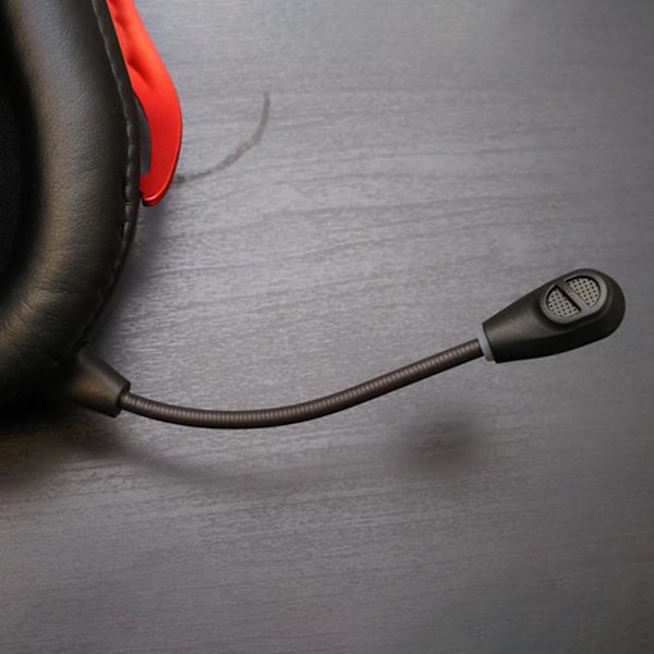 Hodetelefonmikrofon Glatt Kommunikasjon Utskifting ABS Støydempende Spillmikrofon for Kingston HyperX CLOUD II Trådløs