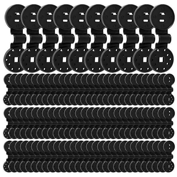 200 stk. Plastikclips til Markiser Udendørs Skygge Markise Net Clip Camping Clips Havebygninger