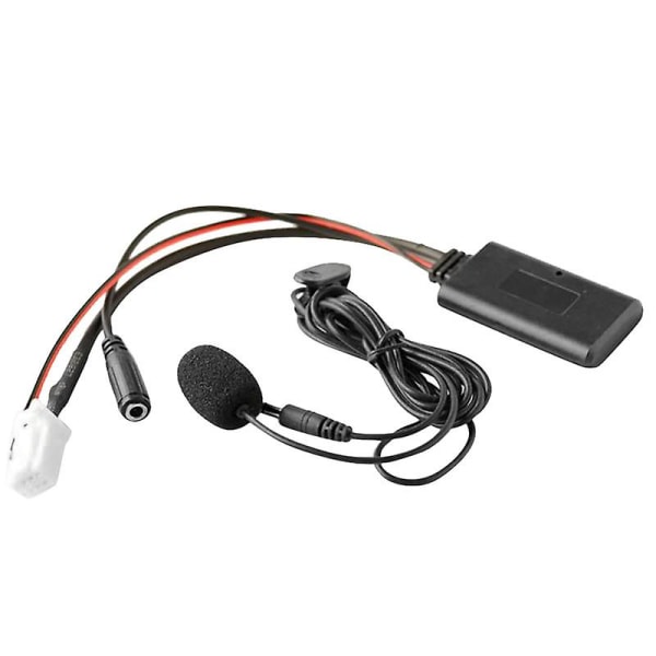 Bil Bluetooth 5.0 Aux-inngang Lydkabel Mikrofon Håndfri Adapter 8-pinners plugg For Sylphy Tiida Gen